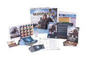 Gloomhaven, 2nd Edition: Mercenary Pack - Satha, Mayor of Frosthaven - Board game expansion set with a detailed mayor character card, tokens, storybook, and illustrated game box for Gloomhaven.