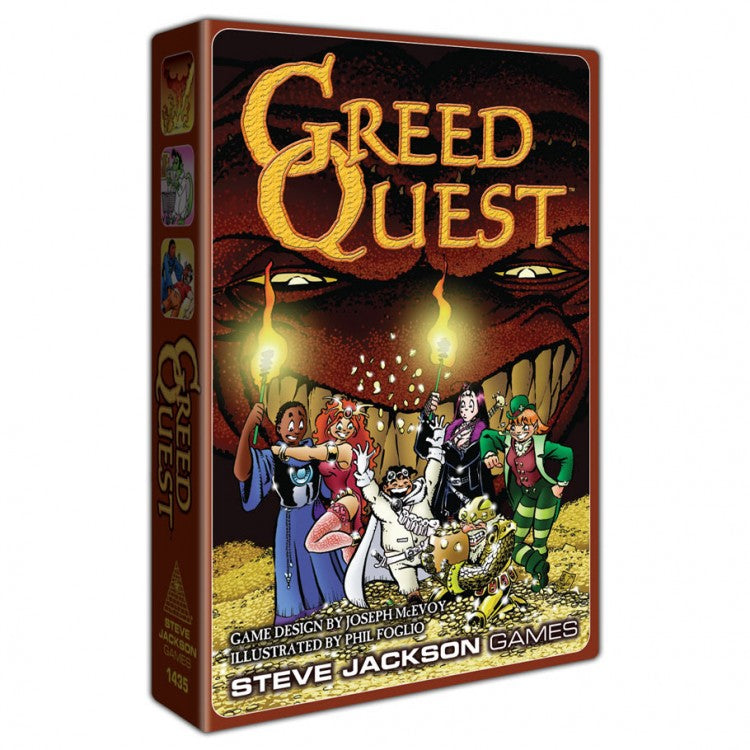 Greed Quest Front Box