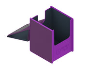 Heavy Play: RFG Deck Box MAX 100 DS - Noble Purple - Purple rectangular deck box with open lid, designed to hold trading card game decks securely.