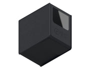 Heavy Play RFG Deck Box Max 133DS Warlock Black - Black rectangular deck box with a matte finish and a transparent window on one side.