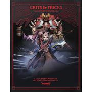 Twisted Realms: Crits & Tricks (PREORDER) - Dark-themed card game box featuring a robed character with glowing magic and monstrous figures behind, titled "Crits &.