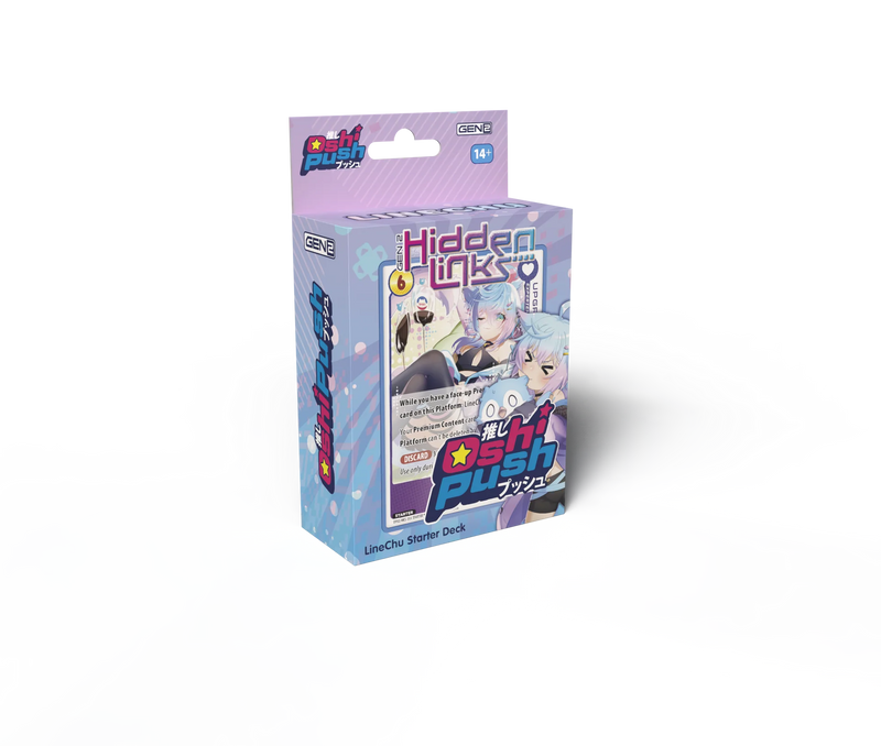 Oshi Push TCG: Gen Two Hidden Links - LineChu Starter Deck - Gen Two Hidden Links LineChu Starter Deck.