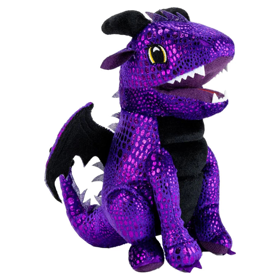 FanRoll: Purple Dragon Plush Dice Bag