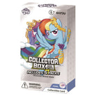 My Little Pony Trading Card Game: Friendship Eternal Moon Edition Collector Box (PREORDER) - White rectangular collector box featuring colorful My Little Pony character with blue body and rainbow mane, labeled.