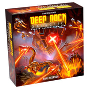 Deep Rock Galactic: Rival Incursion Expansion (PREORDER) - Deep Rock Galactic Rival Incursion Expansion board game box with fiery sci-fi artwork featuring glowing red alien creatures.