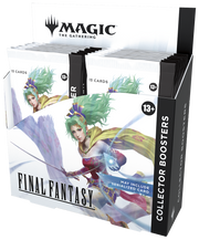 Magic: The Gathering - Final Fantasy Collector Booster Box - The Gathering collector booster box featuring fantasy character artwork and green magical elements.