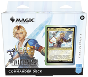 Magic: The Gathering - Final Fantasy Collector Commander Deck: Counter Blitz - The Gathering Final Fantasy Collector Commander Deck featuring a blond-haired warrior on the front with blue and white.