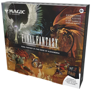 Magic: The Gathering - Final Fantasy Scene Box - The Siege of Alexandria - The Gathering Final Fantasy Scene Box featuring dark fantasy artwork with characters in battle and fiery accents on black.