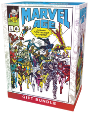 Magic: The Gathering - Marvel Super Heroes - Special Bundle (PREORDER) - The Gathering Marvel Age gift bundle box with colorful comic-style superhero artwork and yellow collector booster callout.