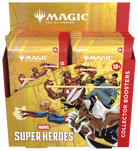 Magic: The Gathering - Marvel Super Heroes - Collector's Booster Display (PREORDER) - The Gathering Marvel Super Heroes Collector's Booster Display box with vibrant red and yellow packaging and Marvel superhero