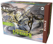 Magic: The Gathering - Secrets of Strixhaven Bundle (PREORDER) - The Gathering Secrets of Strixhaven Bundle box with vibrant fantasy artwork, green and yellow accents, and "Bundle" label on