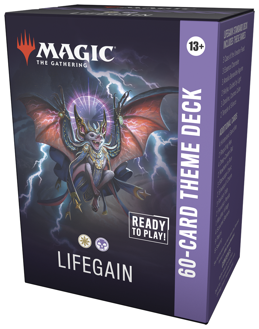 Magic: The Gathering - Secrets of Strixhaven Theme Deck - Lifegain (PREORDER) - The Gathering 60-card theme deck.