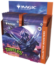 Magic: The Gathering - Teenage Mutant Ninja Turtles Collector Booster Box (PREORDER) - The Gathering branding and orange accents.