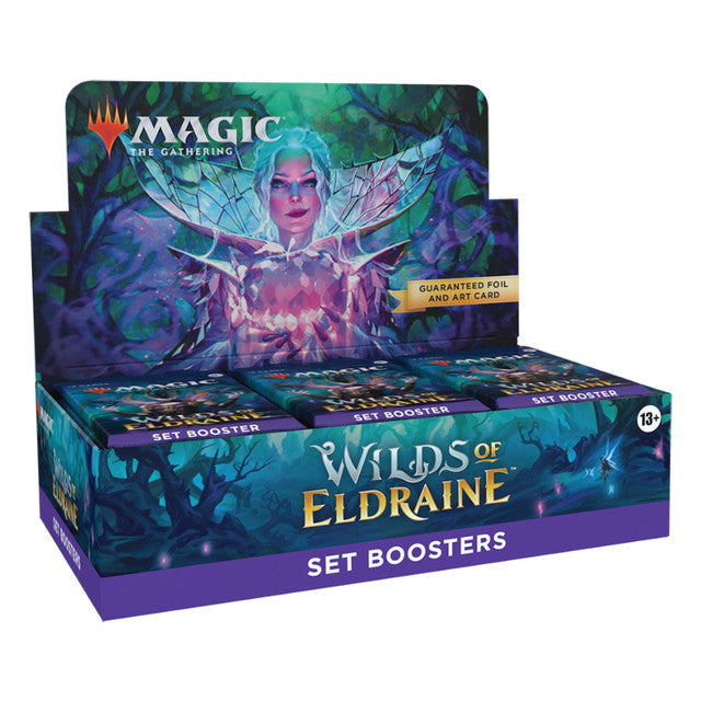 Magic: The Gathering - Wilds of Eldraine - Set Box - The Gathering" logo.