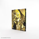 Gamegenic 18-Pocket Casual Album: Secrets of Strixhaven - Silverquill (PREORDER) - Black and gold Gamegenic 18-pocket card album featuring ornate, stylized fantasy artwork and Secrets of Strixhaven.