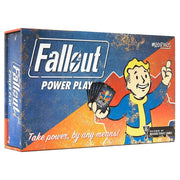 Fallout: Power Play (PREORDER) - Power Play card game box featuring Vault Boy character holding cards, with bold white lettering.