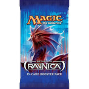 Magic: The Gathering - Return to Ravnica Booster Pack - The Gathering Return to Ravnica logo, 15-card pack text.