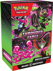 Pokémon TCG - Scarlet & Violet 6.5 Shrouded Fable - Booster Bundle - Pokémon TCG Scarlet & Violet Shrouded Fable Booster Bundle with vibrant purple and green artwork featuring Pokémon.