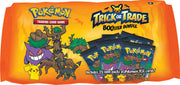 Pokémon 2024 Trick or Trade BOOster Bundle - Bright orange Pokémon Trick or Trade booster box with colorful logo and images of Gengar, Pikachu, and other Pokémon.