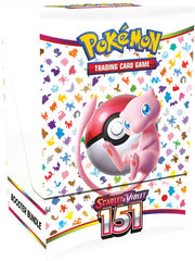 Pokémon: Scarlet and Violet 151: Booster Bundle - Pokémon Scarlet and Violet 151 Booster Bundle box featuring Mew and a Poké Ball on a white background with colorful Pokémon.