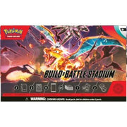 Pokémon Trading Card Game- Scarlet and Violet Obsidian Flames - Build & Battle Stadium - Pokémon Build & Battle Stadium box with fiery Charizard and other Pokémon artwork on red and black background.