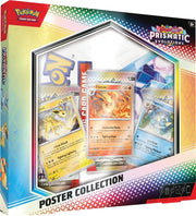 Pokemon Scarlet and Violet 8.5 Prismatic Evolutions Poster Collection - Pokemon Scarlet and Violet 8.5 Prismatic Evolutions poster collection with holographic finish, featuring vibrant Pokémon.