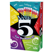 Name 5 Can you Name 5 Game Front