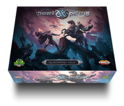 Sword & Sorcery: Northwind Tales - Northwind Tales featuring dark fantasy artwork with warriors and mystical creatures in purple and blue tones.