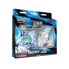 Pokémon Ice Rider Calyrex VMAX League Battle Deck - Pokémon Ice Rider Calyrex VMAX League Battle Deck box with vibrant blue and white artwork featuring Ice Rider Calyrex.