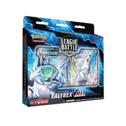 Pokémon Ice Rider Calyrex VMAX League Battle Deck - Pokémon Ice Rider Calyrex VMAX League Battle Deck box with vibrant blue and white artwork featuring Ice Rider Calyrex.