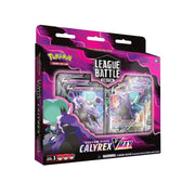 Pokémon Shadow Rider Calyrex VMAX League Battle Deck - Pokémon Shadow Rider Calyrex VMAX League Battle Deck featuring colorful card artwork and dark purple-themed packaging.