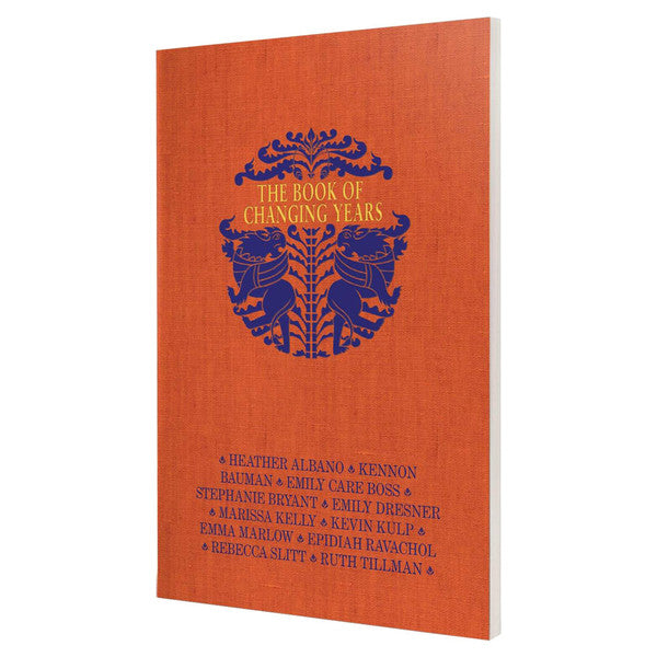 TimeWatch: The Book of Changing Years (PREORDER) - Orange hardcover book titled "The Book of Changing Years" with a blue intricate circular design on the cover.