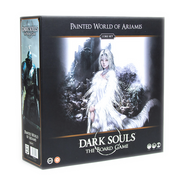 Dark Souls: Painted World of Ariamis - Dark Souls Painted World of Ariamis board game box with icy fantasy artwork and female character in white fur cloak.