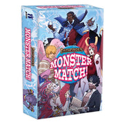 Pathfinder Monster Match! Card Game - Colorful card game box featuring fantasy characters including a vampire, elf, wizard, and demon with bold "Monster Match!".