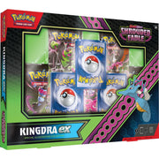 Pokémon TCG - Scarlet & Violet 6.5 Shrouded Fable - Kingdra ex Special Illustration Collection - Pokémon TCG Scarlet & Violet Shrouded Fable Kingdra ex Special Illustration Collection box with colorful artwork and three.