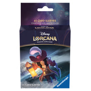 Lorcana Trading Card Game: The First Chapter Card Sleeves Pack - Captain Hook - Card sleeves pack featuring Captain Hook artwork, purple and dark blue with gold accents, matte finish, holds 65 standard.