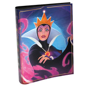 Lorcana Trading Card Game: The First Chapter Portfolio - Maleficent - Hardcover portfolio with vibrant illustration of Maleficent in black and purple cloak, orange crown, and glowing red pendant