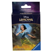 Lorcana TCG: Ursula's Return Card Sleeves - Snow White - Pack of Lorcana card sleeves featuring Snow White artwork with green and yellow skirt details, designed for standard cards.