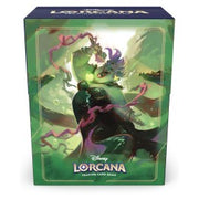 Lorcana TCG: Archazia's Island Deck Box - Ursula - Green and black deck box featuring Ursula illustration with purple tentacles from Disney Lorcana TCG.