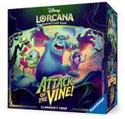Lorcana TCG: Attack of the Vine! Illumineer's Trove (PREORDER) - Colorful Lorcana TCG Attack of the Vine! Illumineer's Trove box with animated characters on dark background.