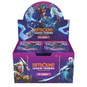 Riftbound: League of Legends TCG: Unleashed Booster Display (PREORDER) - Colorful purple and blue booster box featuring dynamic League of Legends characters and bold Riftbound Unleashed branding.