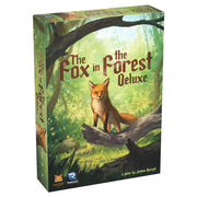 The Fox in the Forest Deluxe (PREORDER) - Box of The Fox in the Forest Deluxe with fox illustration on forest background in green and brown tones.