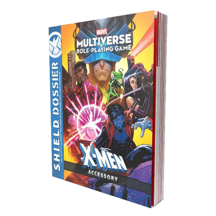 Marvel Multiverse RPG Narrator Bundle: X-Men - Marvel Multiverse RPG Narrator Bundle featuring X-Men characters on a colorful, thick softcover book with blue S.H.I.E.L.D.