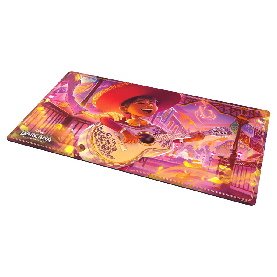 Lorcana TCG Playmat: Hyperia City - Miguel Rivera - Promising Musician