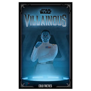 Star Wars Villainous: Cold Tactics - Star Wars Villainous Cold Tactics game expansion card featuring blue-toned image of Emperor Palpatine in white and black.