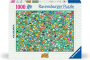 Animal Crossing 1000 Piece Puzzle (PREORDER) - Colorful Animal Crossing-themed 1000-piece Ravensburger puzzle box with vibrant character collage and white border.