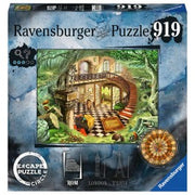 ESCAPE: The Circle - Rome 919 Piece Puzzle - 919-piece Ravensburger puzzle featuring a detailed spiral staircase scene in Rome with rich earthy tones and intricate.