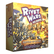 Rivet Wars: Battle of Rivet Core Game - Battle of Rivet with detailed robot and battle-themed artwork.