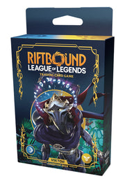 Riftbound: League of Legends TCG: Origins: Champion Deck: Viktor - Riftbound League of Legends TCG Champion Deck featuring Viktor with dark blue and gold detailed packaging.