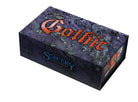 Sorcery: Contested Realm - Gothic Booster Box (PREORDER) - Purple and black rectangular booster box with orange Gothic text and mystical artwork for Sorcery card game.